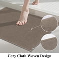 thumbnail image 2 of Enyhom Bathroom Rugs Sets of 3, Absorbent Bath Mat Non Slip Washable Bath Floor Rugs, Brown, 2 of 7