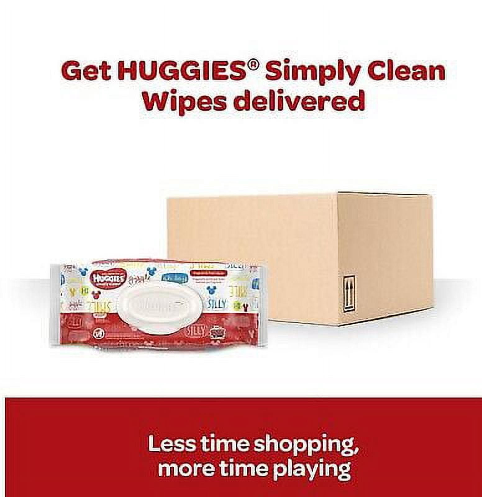 Huggies Simply Clean Unscented Baby Wipes  11 Flip-Top Packs (704 Wipes Total)