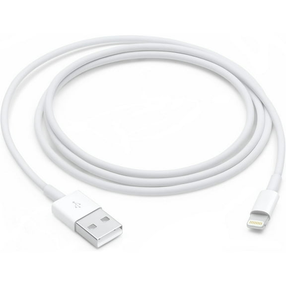 USB-A to Lightning Cable 3FT, Charging & Data Sync – Universal Compatibility White