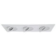 thumbnail image 2 of WAC Lighting, Lotos 2in LED 3-Light Square Adjustable Recessed Kit 3000K in White, 2 of 4