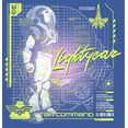 thumbnail image 2 of Women's Lightyear Star Command Blueprint  Racerback Tank Top Royal Blue Heather X Small, 2 of 4