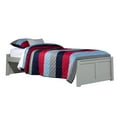 thumbnail image 2 of Hillsdale Furniture Pulse Full Solid Wood Platform Bed Gray, 2 of 4