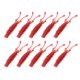thumbnail image 2 of Gusano de pesca, 10 piezas de señuelo suave para camarones, señuelo suave, señuelo de pesca suave, artesanía excepcional, 2 of 10
