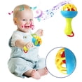 thumbnail image 6 of Chmadoxn Musical Jingle Rattle & Sensory Puzzle Ball Toy - Easy-Grasp Soft Baby Toy with Soothing Sounds, Textured Developmental Learning Ball for Infants 6-12 Months, Non-Toxic BPA-Free (Red&Yellow), 6 of 6