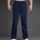 thumbnail image 1 of Ceisia Men Solid Color Multi Pocket Work Pants Warm Casual All Gift Occasion Long Trousers, 1 of 4