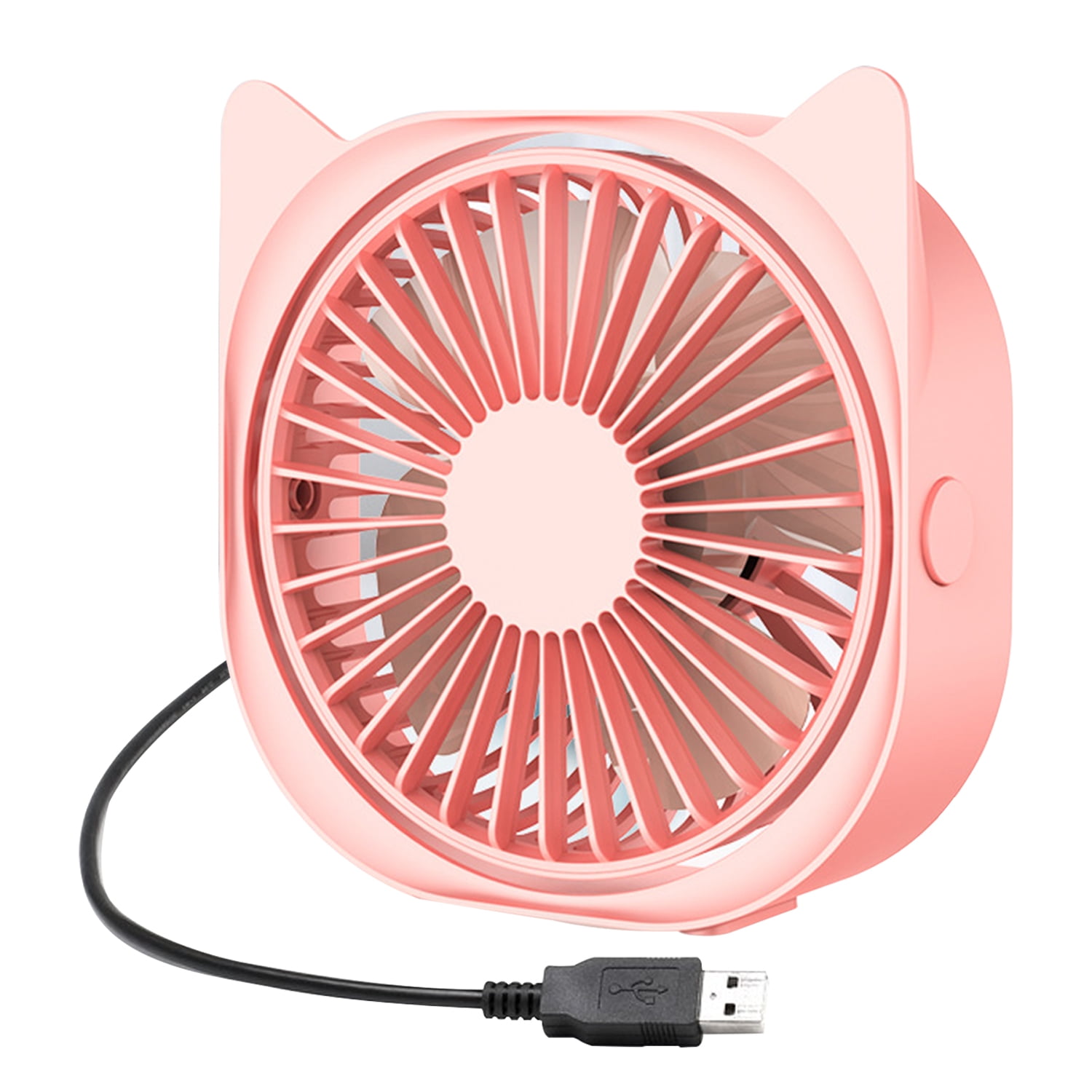 Mini Desk Fan Quiet 3 Speed Portable Fan Desk 360 Degree Rotation Fan for Student Bed USB