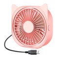 thumbnail image 1 of Yeacher Mini Desk Fan Quiet 3 Speed Portable Fan Personal Desk 360 Degree Rotation Fan, 1 of 8