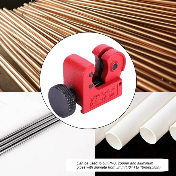 Adjustable copper outlet pipe cutter