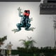 thumbnail image 2 of Estatua de Rana Sharpla Decoración de Pared Ornamento Patio, 2 of 8