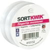 Sortkwik Fingertip Moisteners 1 3/4 oz, Pink, 2/Pack