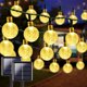 thumbnail image 1 of Paquete de 2 luces LED de Cadena solares de globo de cristal YONGSHENG 100 64 pies, 1 of 5
