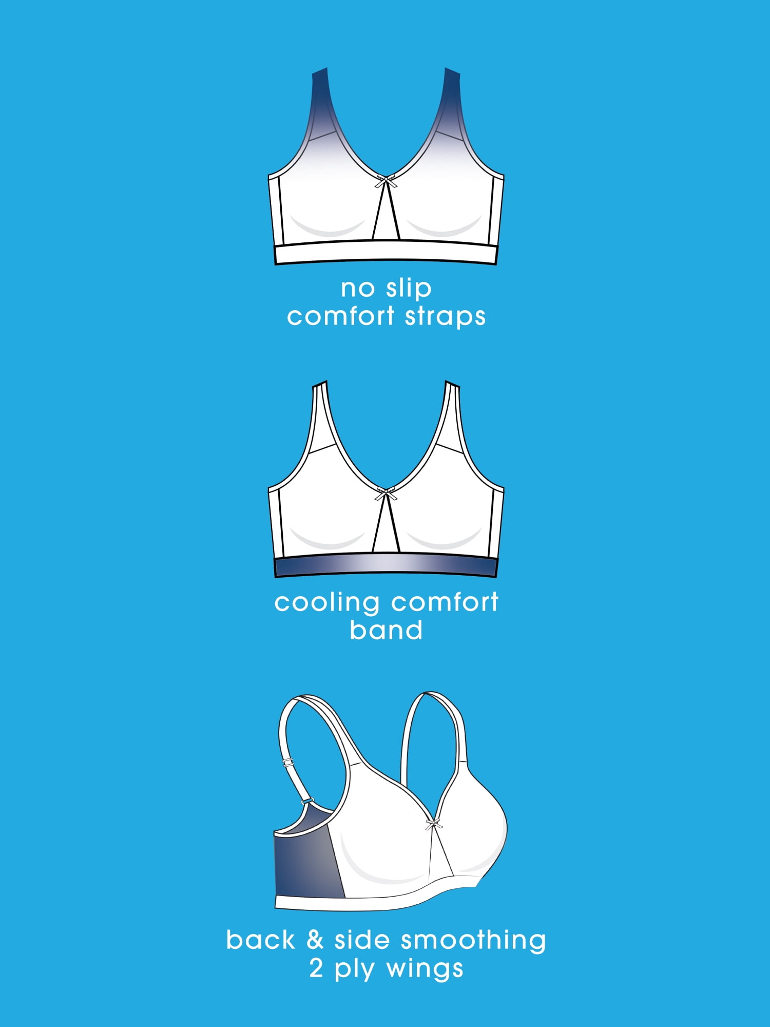Fruit of the Loom Women's Plus Size Beyond Soft Wireless Cotton Bra, Style FT811