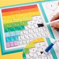thumbnail image 3 of NICEGOU Fraction Educational Puzzle, Fraction Tiles, Fraction Math Manipulatives Score Disk Demonstrator GSL, 3 of 4