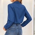 thumbnail image 4 of Diufon Wrinkle-Free Dress Shirts for Women Long Sleeve Button Down Collared Shirt Business Office Work Blouses, 4 of 6