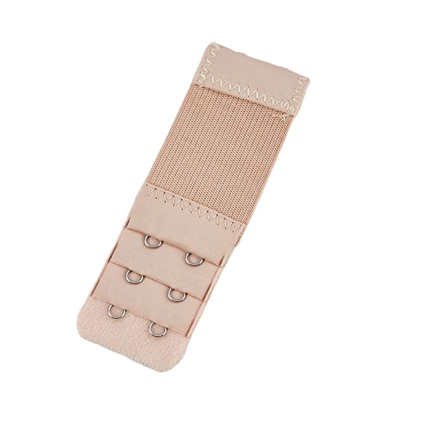 Minnieouse Correa de extensión sujetador extensor hebilla 2 ganchos accesorios de sujetador botones elásticos ajustable alargado 3 filas Accesorios de disfraces carne profunda