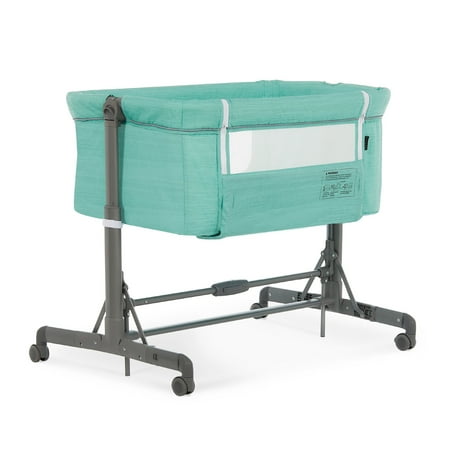 UPC: 0811048038791 | Dream On Me Zimal Bassinet Bedside Sleeper Mint Breathable Panel Lightweight JPMA Certified