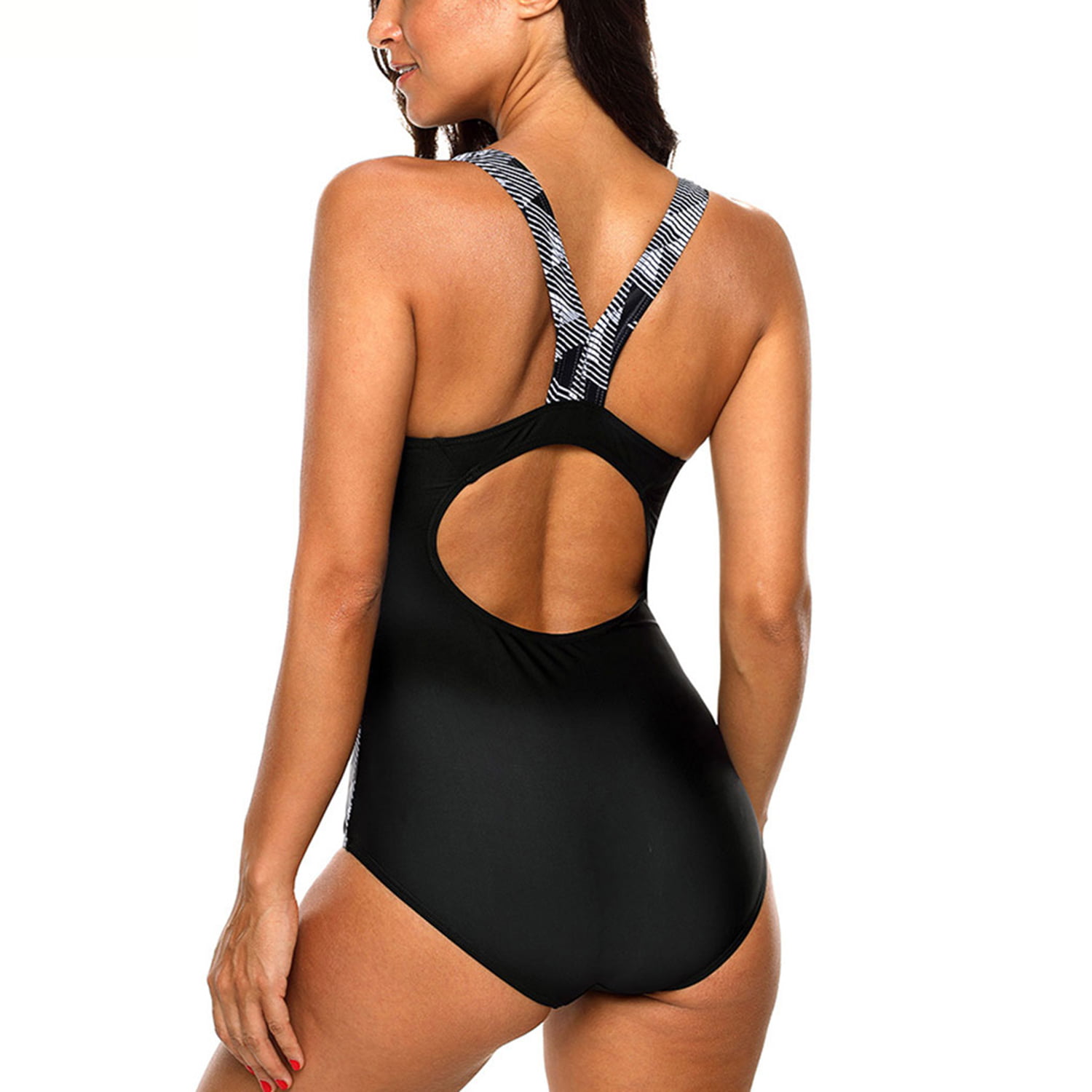 Asoul One Piece Swimsuit for Womens Athletic Swimwear Tummy