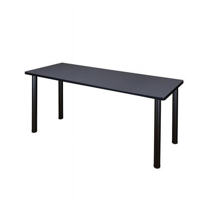 UPC: 0843532027356 | Regency 72 inch x 24 inch Kee Training Table in Grey and Black