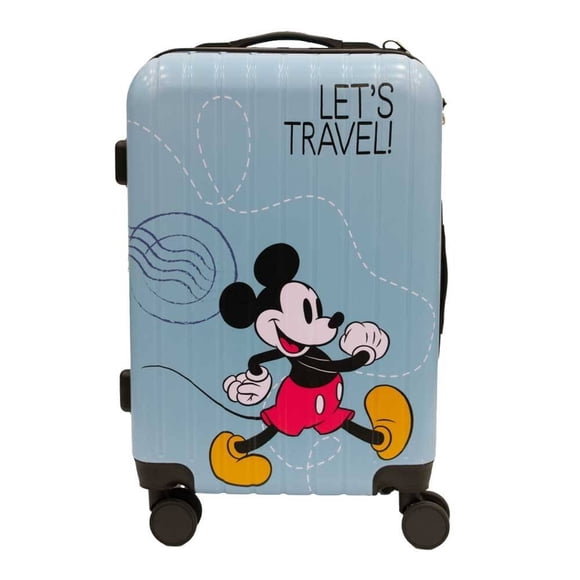 Maleta Disney Cierre Ruedas Mickey Mouse Azul