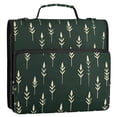 thumbnail image 5 of FORMRS Zipper Binder with Shoulder Strap 2-inch Ring 500 Sheet Capacity File Bag, Dark Green Plants, 5 of 5