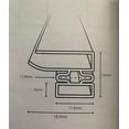 thumbnail image 4 of Empaque Puerta Refrigerador /Perfil Ceja Larga por Metro Coldtek 01, 4 of 5