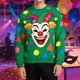 thumbnail image 2 of Top de Manga Larga Impresa con Tema de Carnaval, Sudadera de Cuello de Tripulación de Poliéster Casual para Disfraz de Fiesta Y Ropa Cotidiana, 2 of 7