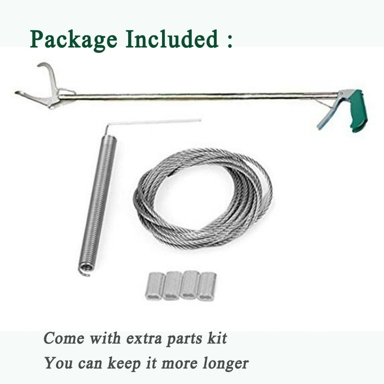 MODERNJOE'S Premium Extra Long Collapsible Stainless Steel Snake Hook  Extends to 39 inches, Catch and Handle Corn Snakes, Kingsnakes, Rosy Boas,  Ball