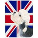 7,75 x 9,25 Po Dandie Dinmont Terrier avec Anglais Union Jack Drapeau Britannique Tapis de Souris & 44; Hot Pad Ou un Sous-Vêtement – image 1 sur 1