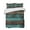 Dark Green Teal Green Turmeric, variant on Quilts Queen Size, Vintage Teal Stripe Soft Comforter Bedding Set for Bed, Farmhouse Shabby Turquoise Lightweight Quilted Bedspread with Pillow Cover(2 Pieces) for All Season, 90x96 Inch