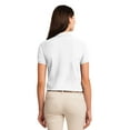 thumbnail image 2 of Port Authority&nbsp;Women's Silk Touch Polo, White, 3XL, 2 of 2