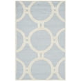 thumbnail image 2 of SAFAVIEH Cambridge Joss Geometric Wool Area Rug, Light Blue/Ivory, 2' x 3', 2 of 7