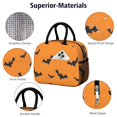 thumbnail image 4 of Womens Orange Halloween Bats Lunch Box for Work,Insulated Lunch Bag for Women,Loncheras Para Mujer,Leakproof Adult Lunch Bag for Work,Beach,Travel,Picnic,Camping, 4 of 7