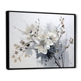 thumbnail image 2 of Designart "Orchids Flowers Asian Painting I" Asian Floater Framed Canvas Art Print, 2 of 7