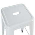 thumbnail image 2 of White Tolix Stool, solid metal frame, Counter 26"H, Stool Chair Ideal for Kitchen Island Counter. (Set of 4), 2 of 3