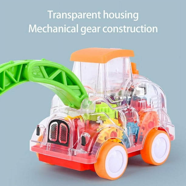 Car Toy Inertia Forward Gear Linkage Fall Collision Resistance