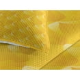 thumbnail image 3 of Ambesonne Yellow Quilted Coverlet 3 Pcs, Lines and Swirling Motifs, Queen Size, Yellow, 3 of 4