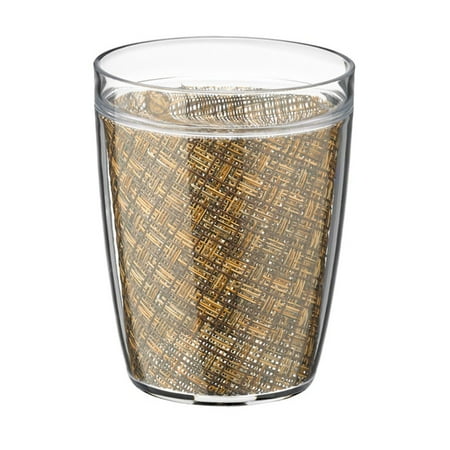 Kraftware Woven 14 oz. Double Wall Insulated Drinkware - Set of 4
