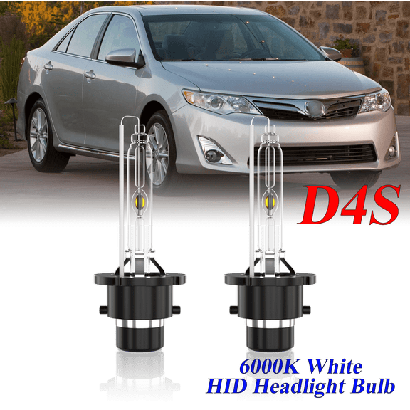 For Toyota Avalon 2011-2019 D4S HID Headlight High/Low Beam 6000K Crystal White Xenon Bulbs Set 2