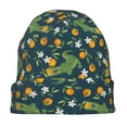 thumbnail image 7 of Naloa Crocodile And Oranges Soft Beanie Hat, Knit Beanie Daily Beanie in Fine Knit for Women Men Winter Travel, Outdoor, 7 of 7