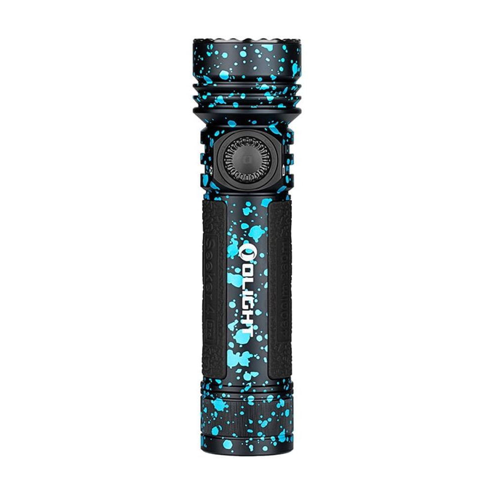 Olight Seeker 4 Pro Rechargeable Flashlight, 4600 Lumens LED with USB C Holster, Waterproof