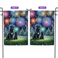 thumbnail image 2 of Happy New Year Cane Corso Family Cheer Winter Midnight Firework Garden Flag 12x18in Double Sided Italian Mastiff Dog Lover Gifts Idea Outdoor Decor - 02025, 2 of 5