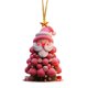 thumbnail image 2 of Colgante de Decoración Navideña Ganfancp Santa Claus Árbol de Navidad Pequeño Plano Acrílico, 2 of 7
