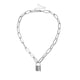 thumbnail image 1 of Cadena Gruesa Cadena Clavícula Corto Hip Hop Personalidad Exagerada Bloqueo Colgante Collar, 1 of 3