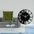 thumbnail image 2 of Reloj De Pared Cuadrado Y Redondo, Silencioso Y Preciso, Adorno Para Baño, Granja, Aula, Cocina, Estudio, Hotel, Oficina, Hogar, Acrílico Decorativo, Fácil De Leer, Colgante, Regalo, 2 of 8