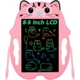 thumbnail image 1 of Tableta de escritura LCD colorida, tableta gráfica, tableta de dibujo de 9 pulgadas para niños (rosa, 26,5 x 21,5 x 1,5 cm), tablero de escritura borrable portátil, tablero de dibujo digital para ni, 1 of 5
