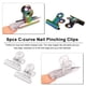 thumbnail image 4 of 6 abrazaderas en forma de C para uñas - Herramienta profesional para esculpir uñas de gel con diseño metálico iridiscente - Ideal para uso con lámpara UV/LED - Incluye 6 piezas resistentes, 4 of 6