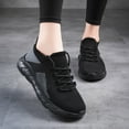 thumbnail image 2 of CAICJ98 Women Shoes Women's Casual Walking Shoes Mesh Tennis Work Memory Foam Running Sneakers,Black, 2 of 5