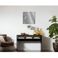 thumbnail image 4 of Together Favorite Place Grey Stripe Leaf 24 x 24 Glass Wall Hanging Sign, 4 of 4