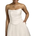 thumbnail image 3 of David’s Bridal, The Edit by DB Studio Women's Strapless Satin and Ball Gown Wedding Dress, Full Length, Tulle, 3 of 5