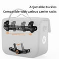 thumbnail image 6 of ROCKBROS Bike Panniers Foldable 9-15L Capacity Waterproof Bike Rack Bag Bicycle Panniers for Cycling Commuting Bikepacking Black, 6 of 15